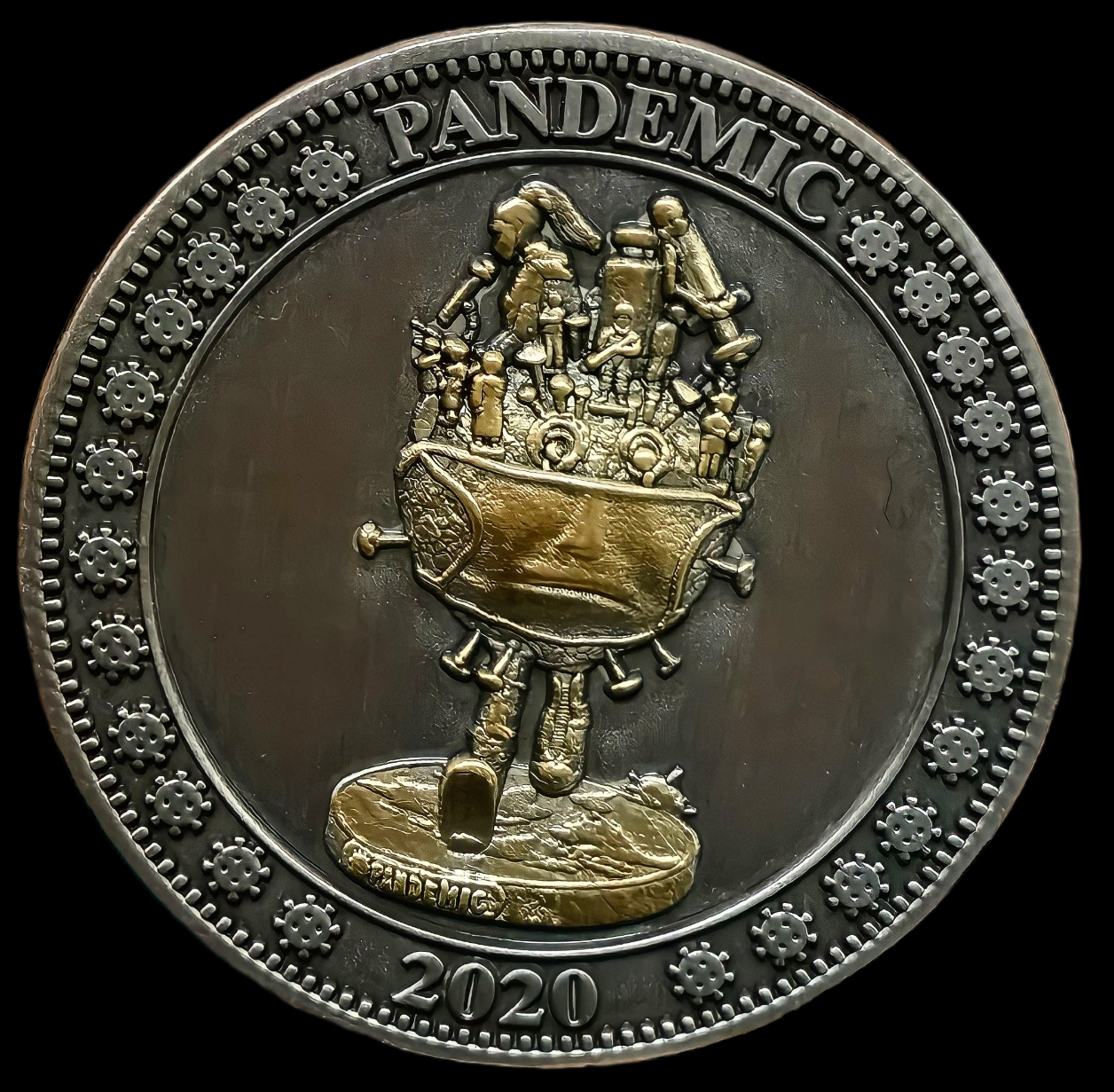 Pandemic Art Limited Edition Coin